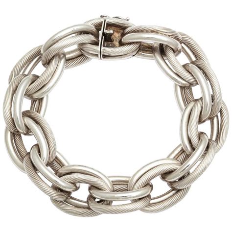 hermes silver charm bracelet|vintage Hermes bracelets for women.